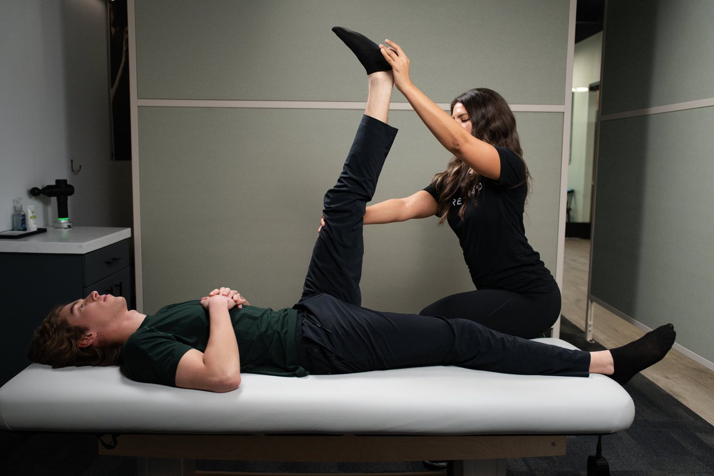 Hamstring stretch